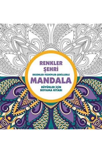 Genel Markalar Renkler Şehri - Mandala (büyükler Için Boyama)