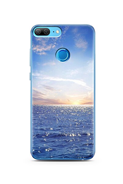 Spoyi Gün Batımı Tasarımlı Süper Şeffaf Silikon Telefon Kılıfı Huawei Honor 9 Lite