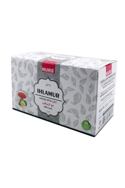 Nurs شاي الزيزفون العشبي المختلط 20 كيسًا