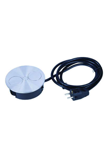 Hafele Twist - Gizli Priz Kutusu - 2li Topraklı Priz