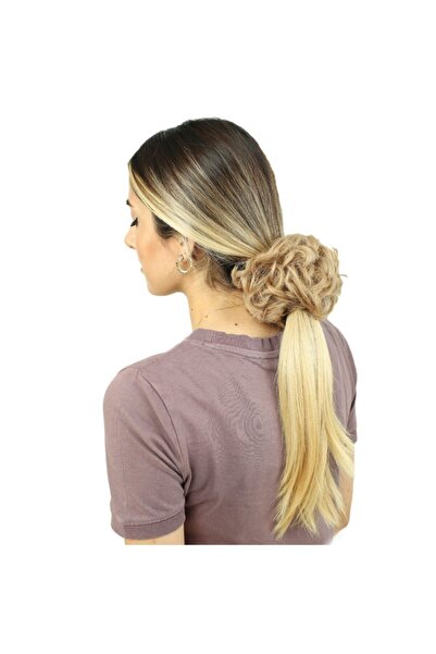 Peruk Market Ac de păr elastic pentru femei, cu păr dens, auriu, Balcköpüğü