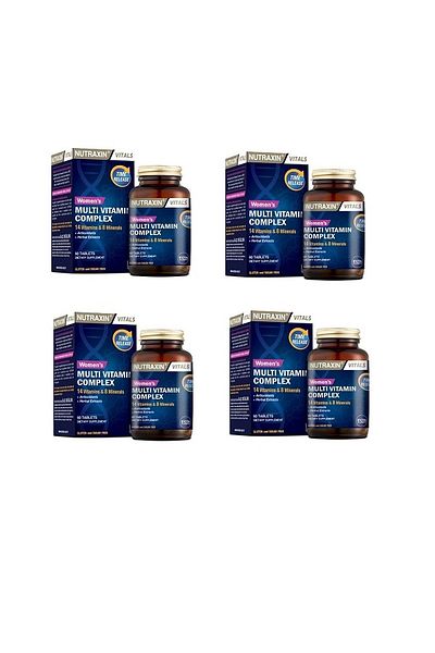Nutraxin 60 Tablets Multivitamin Complex - Pack of 4