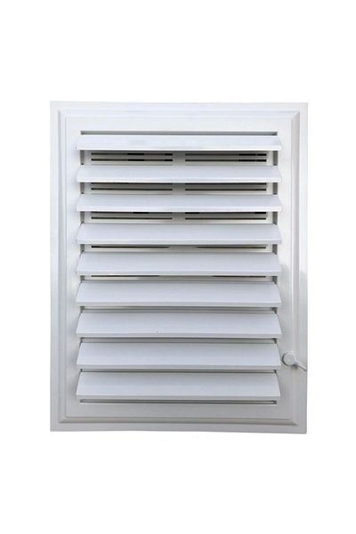 EldenHırdavat White Plastic Vent Bathroom WC Ventilation Vent 35x55cm