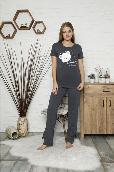 Semm Mix Set pijamale din bumbac afumat pentru femei