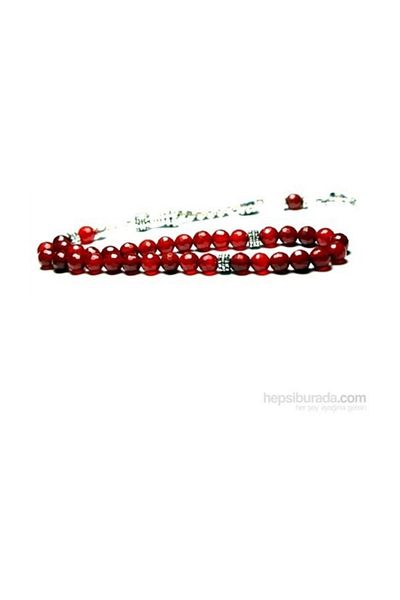 RD EKOAVM Rd Edkoavm 6 Mm Facet Cut Brown Agate Stone Rosary