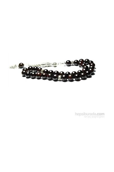 RD EKOAVM 8 Mm Globe Cut Granate Pomegranate Stone Rosary