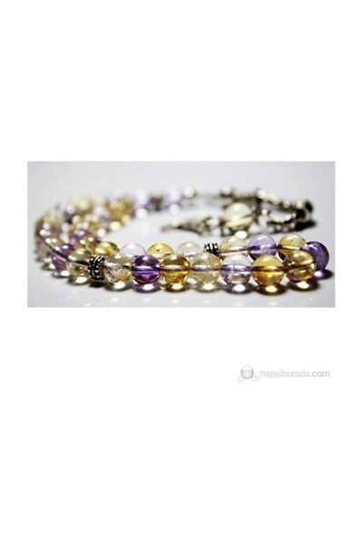 RD EKOAVM 6 Mm Globe Cut Ametrine Stone Rosary