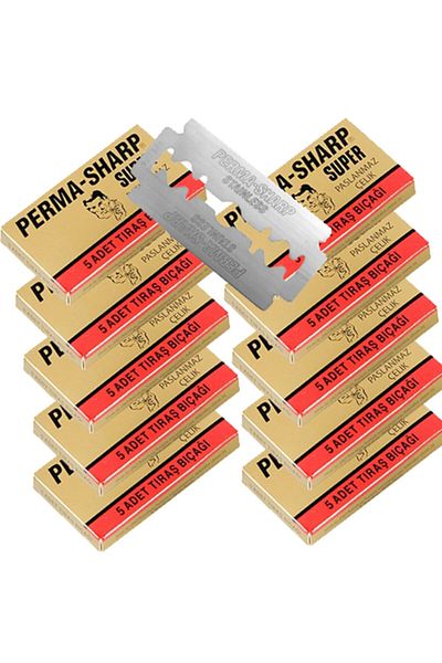 Gillette Permasharp 5-Piece Shaving Razor ''10 Pack''