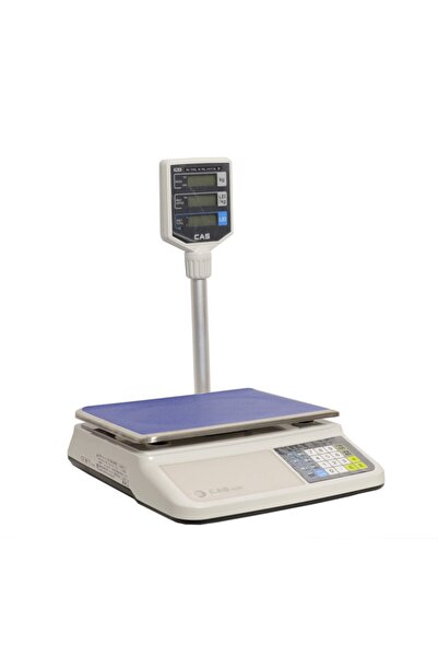 CAS Pr-plus-lcd Boyunlu 30 Kg X 5 / 10 gr Fiyat Hesaplamalı Terazi
