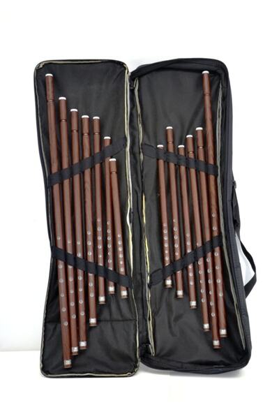 Hakan Kahverengi Plastik Dilsiz Kaval Takımı Ve Kılıf