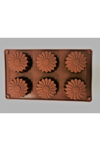 Pasta Story Silikon Kek Ve Çikolata Kalıbı Standart 1 Parça Kahverengi