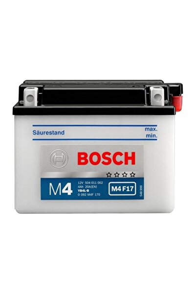Bosch M4f17 Yb4l 12volt 4amper Motosiklet Aküsü