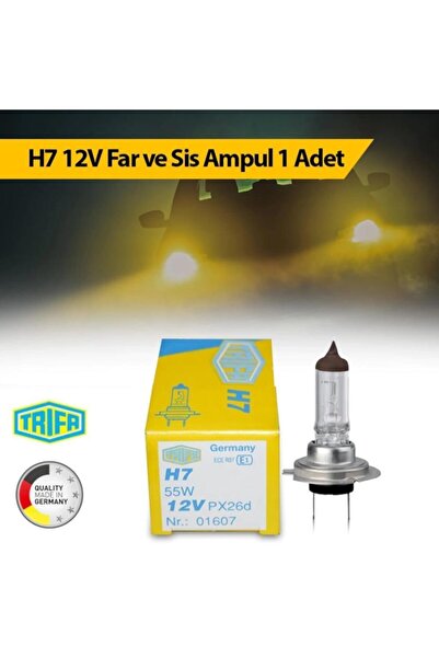 FRT Ottoman H7 12v 55w Far Ampul Trifa 1 Adet 01607