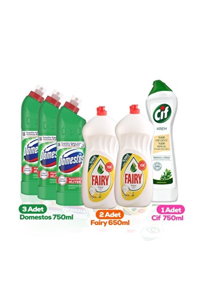 Domestos Fairy Cif Temizlik Seti
