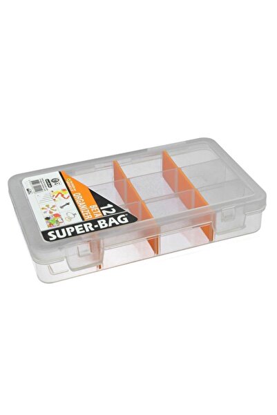 Asrın plastik 12 Gözlü Küçük Takı Boncuk Kutusu Saklama Kabı