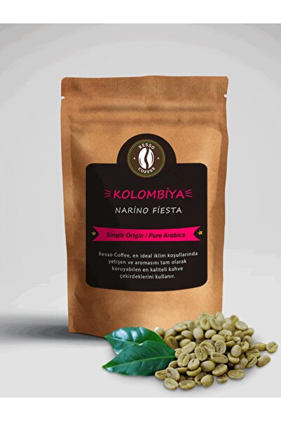 RESSO COFFEE Kolombiya/supremo %100 Arabica Premium Yeşil / Çiğ Kahve Çekirde...