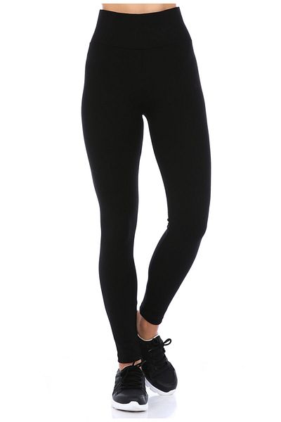 Dema Women's Black High Waist Interlock Tights