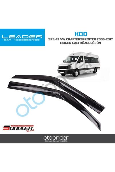 SUNPLEX Volkswagen Crafter Sprinter 2006 Ve Sonrası Mügen Cam Rüzgarlığı Ön Y...