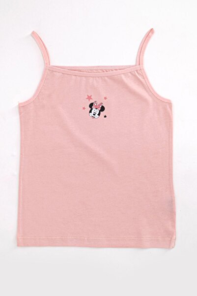 Minnie Mouse Licensed Girl's Thin Strap 2-Piece Undershirt Set