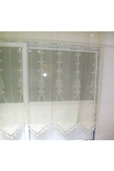 Mandaş El İşi Dantelli Buldan Perdesi (Yükseklik 190 Genişlik 300)