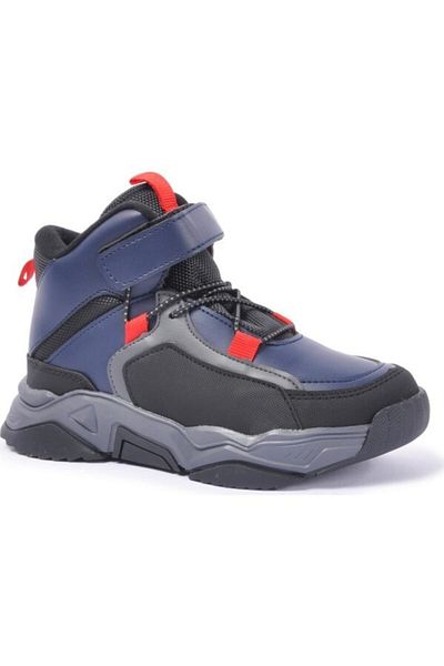 Cool Kids Μπότες Velcro Trekking Boy's Navy Blue
