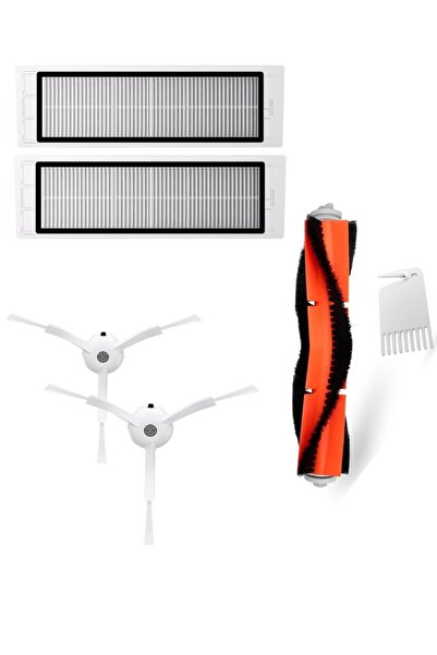 Popüler Xiaomi S6 - مجموعة فلتر وفرشاة للمكنسة الكهربائية الروبوتية الذكية Lu