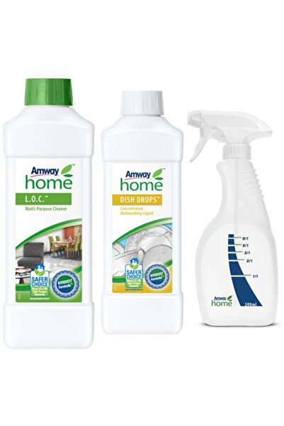 Amway Dish Drops Konsantre Bulaşık Deterjanı Ve Loc + Püskürtme Tabancası