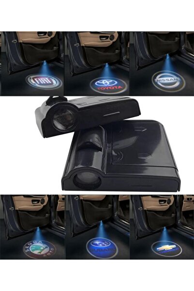 Genel Markalar Fıat Araca Özel Kapı Altı Logo Pilli