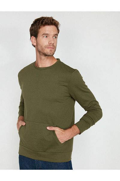 Koton Pullover - Grün - Regular Fit