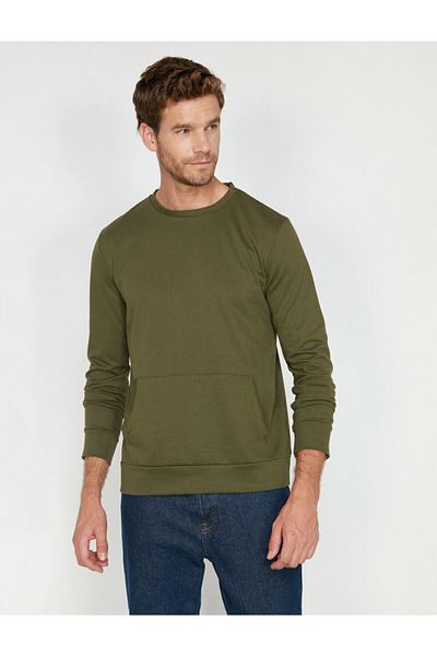 Koton Pullover - Grün - Regular Fit
