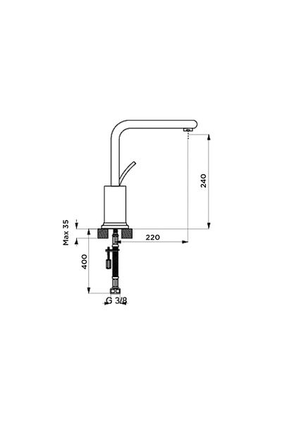 Newarc Chrome Sink Faucet
