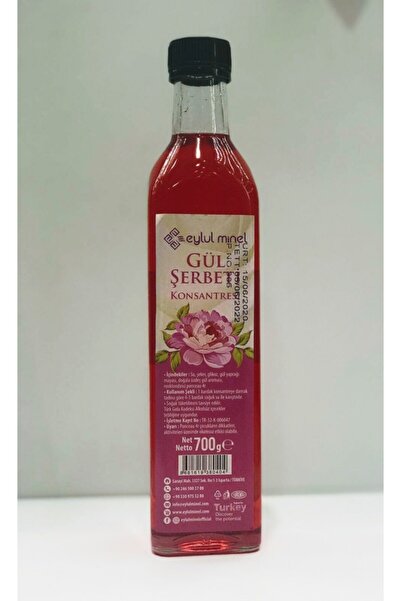 SUGARWORLD Eylül Minel Gül Şerbeti Konsantresi 700gr
