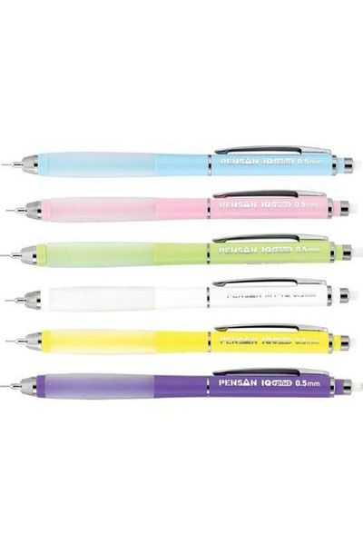 Pensan Iq Plus 0.5 mm Versatil Tip Pen (White)