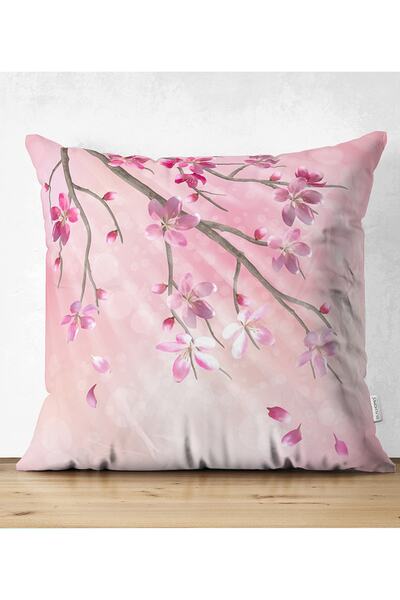 Realhomes Двосторонній цифровий принт з квітковим візерунком, чохол для подуш...