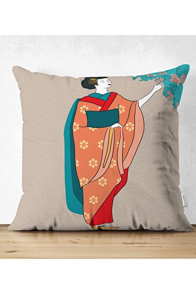 Realhomes Çift Taraflı Dijital Baskılı Özel Tasarım Dekoratif Modern Süet Kır...