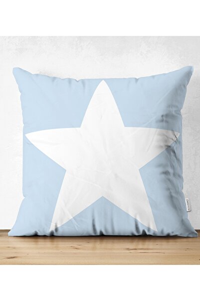 Realhomes غطاء وسادة مزخرف مطبوع رقميًا بنمط نجمة