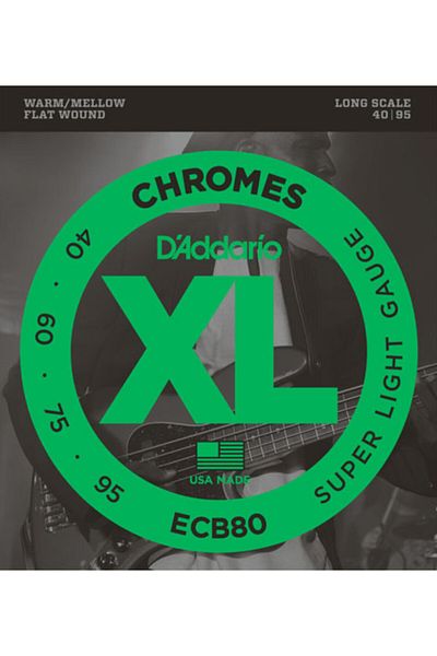 Daddario Ecb80 كرومز باس Light40-95 سلسلة طويلة النطاق سلسلة الغيتار باس 040-095