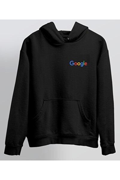 venüsdijital Світшот з капюшоном Google, чорний, унісекс