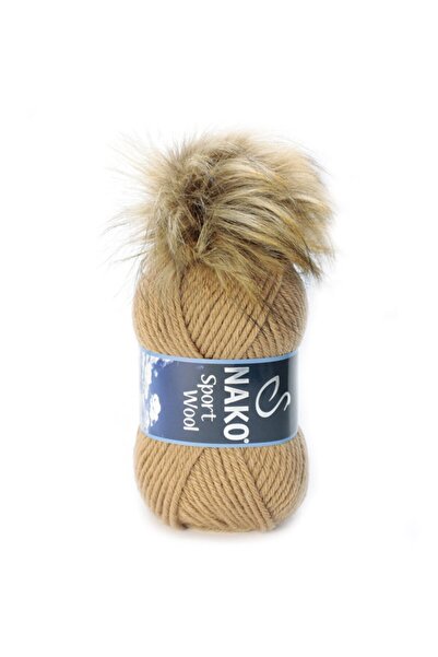 NAKO Sport Wool Ponpon Örgü İpi 00221