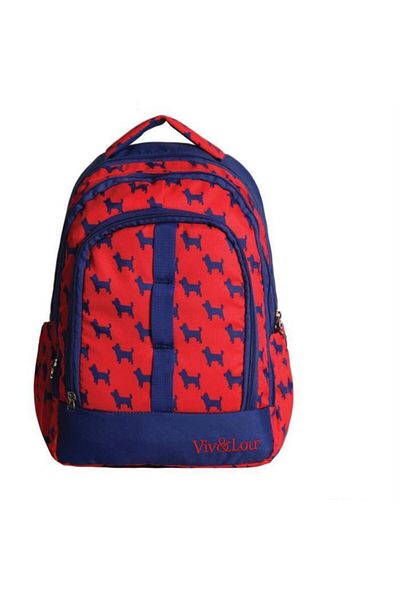 KAUKKO Πορτοκαλί Unisex Παιδικό Σακίδιο πλάτης - Kids & Love Sweet Dog V5012