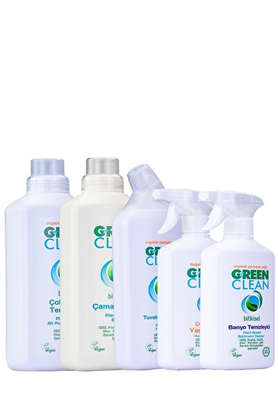 Green Clean 5' Li Bitkisel Ev Temizlik Seti