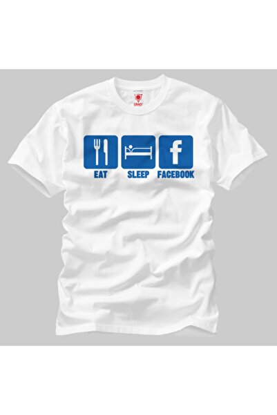 Crazy Їж, спи, Facebook Чоловічий футболка