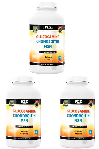 FLX 900 Tablets Glucosamine Chondroitin Msm Collagen Vitamin D