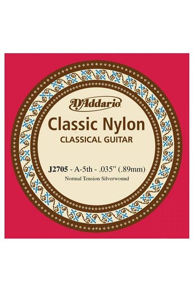 Daddario D'Addario Classic Nylon Normal Tension Silverwound La - J2705 Wound Classical Guitar Single String