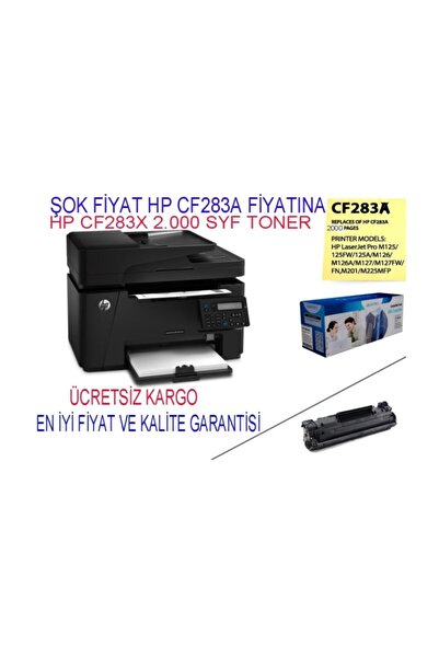 HP Cf283a-cf283x-crg-737 2.400 Syf.yüksek Kapasite Ithal Toner