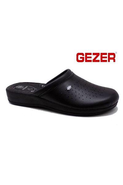 GEZER 4768-s Orthopedic 4 Point Hospital/εργασία Sabo Slippers Μαύρο