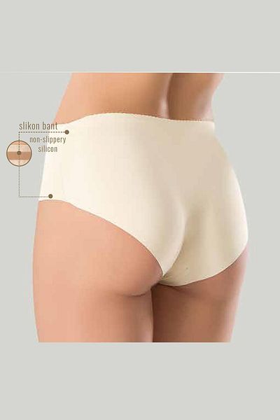 Miss Fit Chiloți Mf pentru femei, tăiați cu laser, fără urme, tricotați din silicon, fără sudură, fără sudură, moale, slip Bato Mftwuwklt 1259602