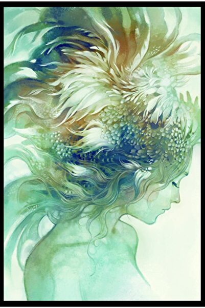 hediyeniburadabul Καλλιτεχνική Ξύλινη Πινακίδα 20x30 - Mdf