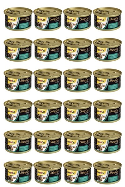 Gimcat Shinycat Tavuklu Karidesli Konserve Kedi Maması 70 gr X 24 Adet