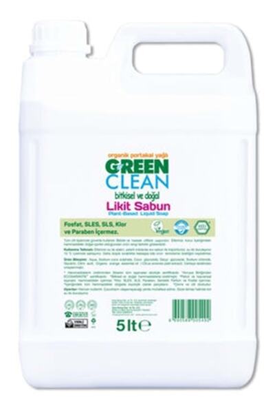 Green Clean صابون سائل بالبرتقال العشبي 5 لتر